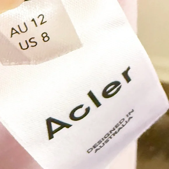 Acler Redin Ombré Maxi Pink Structured Lace Up Back Dress size US 8 $550 MSRP - Picture 13 of 13